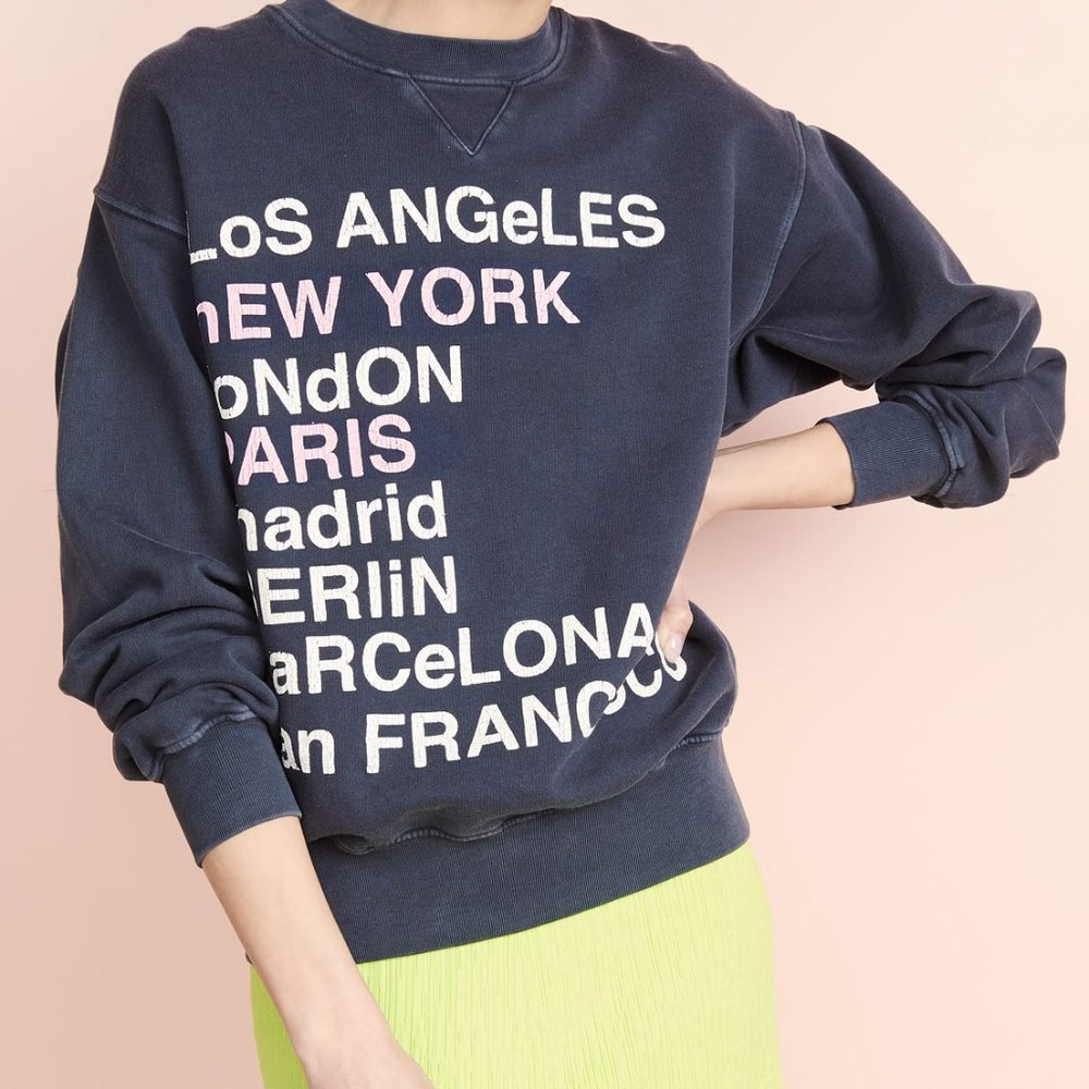 ANINE BING City Love Sweatshirt